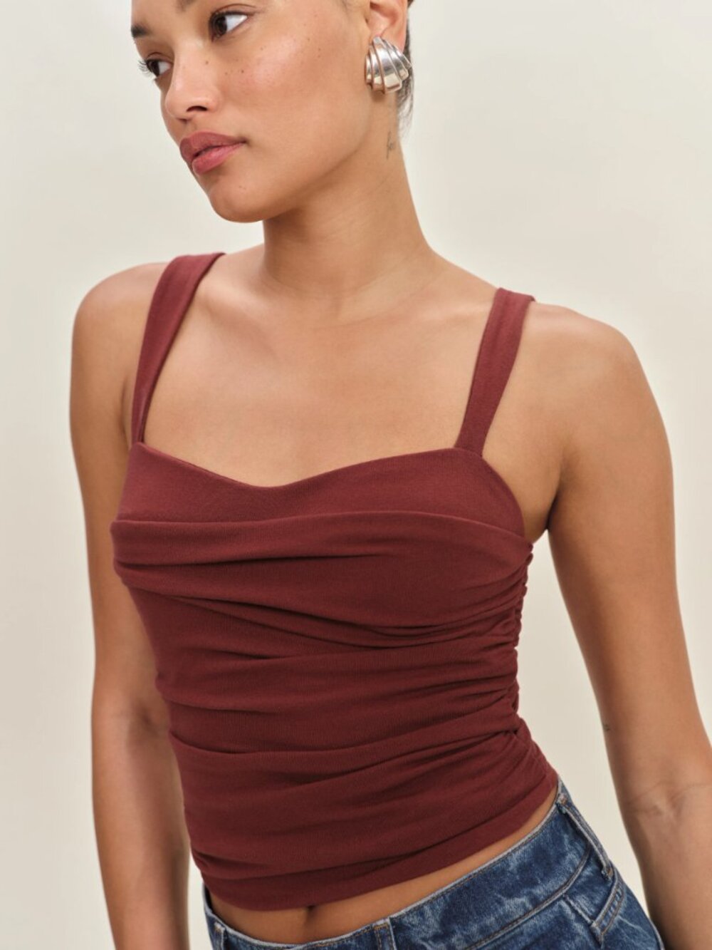 Reformation Trish Knit Top